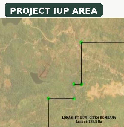 PT Bumi Citra Bombana IUP area map